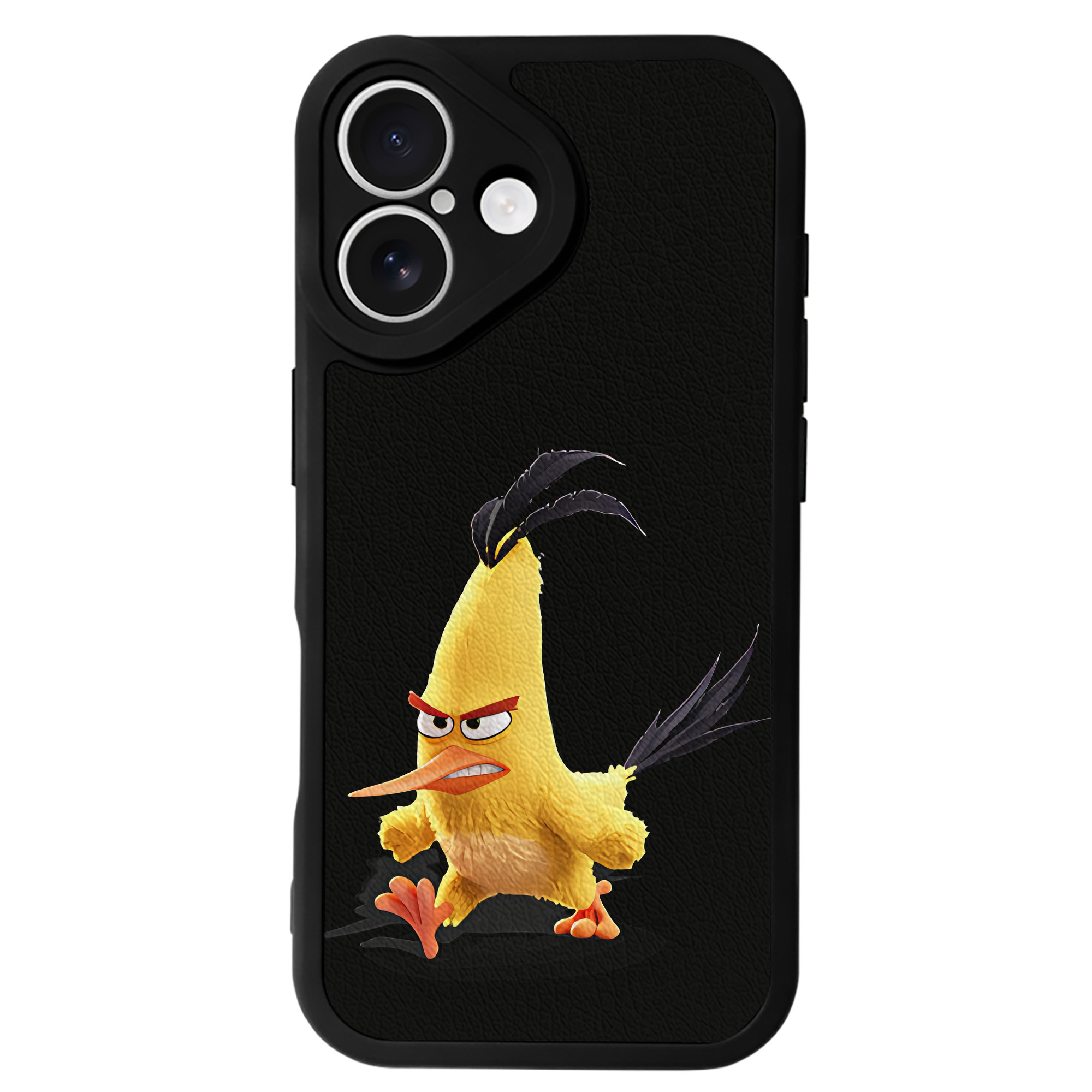 （画像用） Angry Birds アングリーバード 【iPhone 16シリーズ対応】シリコンスマホケース（レザー調） 材質：シリコン
